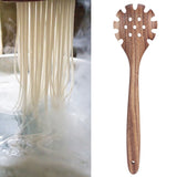 Teak Cooking Spoon Food Grade Natural Wooden Noodle Colander for Cooking Kitchen Use