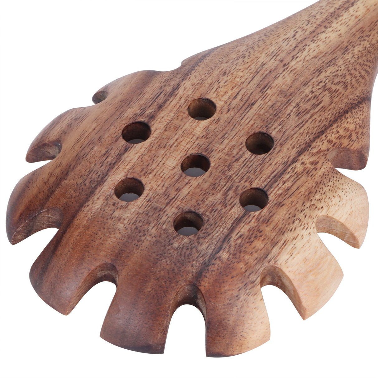 Teak Cooking Spoon Food Grade Natural Wooden Noodle Colander for Cooking Kitchen Use