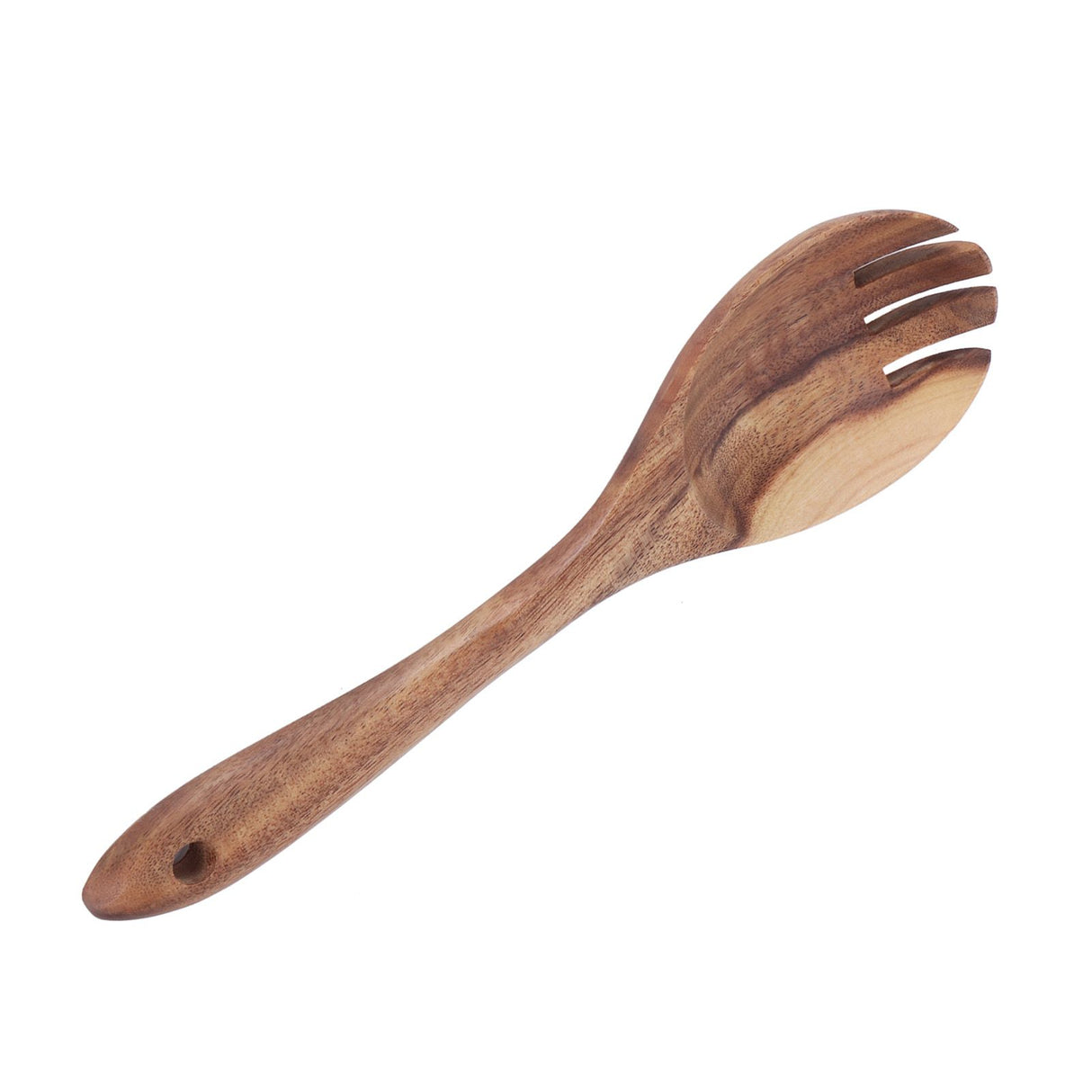 Teak Wood Tableware Food Grade Wooden Kitchen Restaurant Dining Tableware for SaladFork