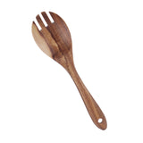 Teak Wood Tableware Food Grade Wooden Kitchen Restaurant Dining Tableware for SaladFork