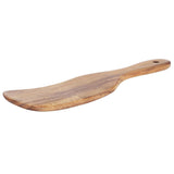 Teak Spatula Household Wooden Frying Shovel Home Kitchen Cooking Utensils23x5cm - Rear View