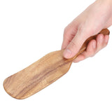 Teak Spatula Household Wooden Frying Shovel Home Kitchen Cooking Utensils23x5cm - Close-Up Angle