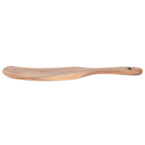 Teak Spatula Flat Shape FoodGrade Wooden Cooking Spatula for Home Kitchen Cooking(29x5.5cm ) - Top-Down View