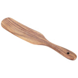 Teak Spatula Flat Shape FoodGrade Wooden Cooking Spatula for Home Kitchen Cooking(29x5.5cm )