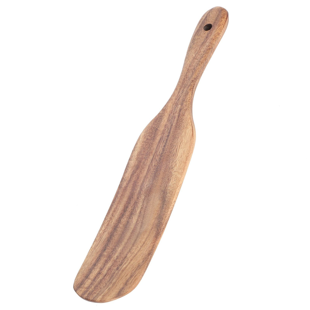 Teak Spatula Flat Shape FoodGrade Wooden Cooking Spatula for Home Kitchen Cooking(29x5.5cm )
