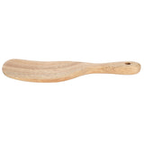 Teak Spatula Flat Shape FoodGrade Wooden Cooking Spatula for Home Kitchen Cooking(20.5x6cm ) - Top-Down View