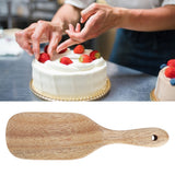 Teak Spatula Flat Shape FoodGrade Wooden Cooking Spatula for Home Kitchen Cooking(20.5x6cm )