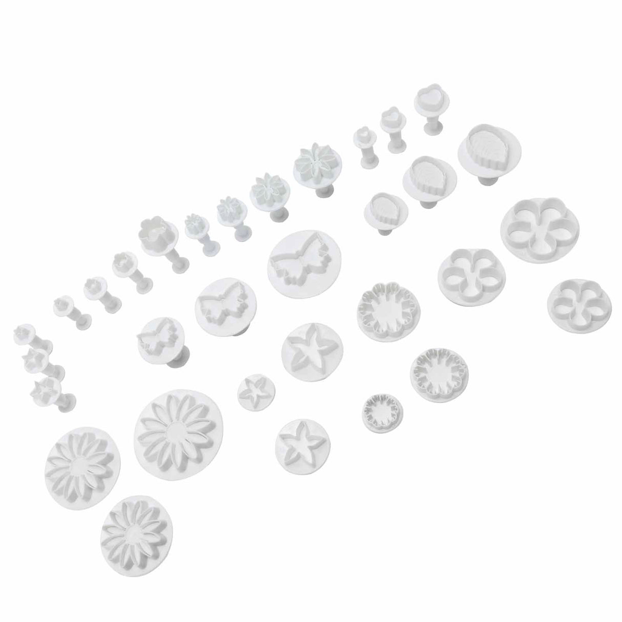 33Pcs/Set Fondant Cake Baking Tool DIY Biscuits Cookies Mold Cooking Tool Kitchen Utensils