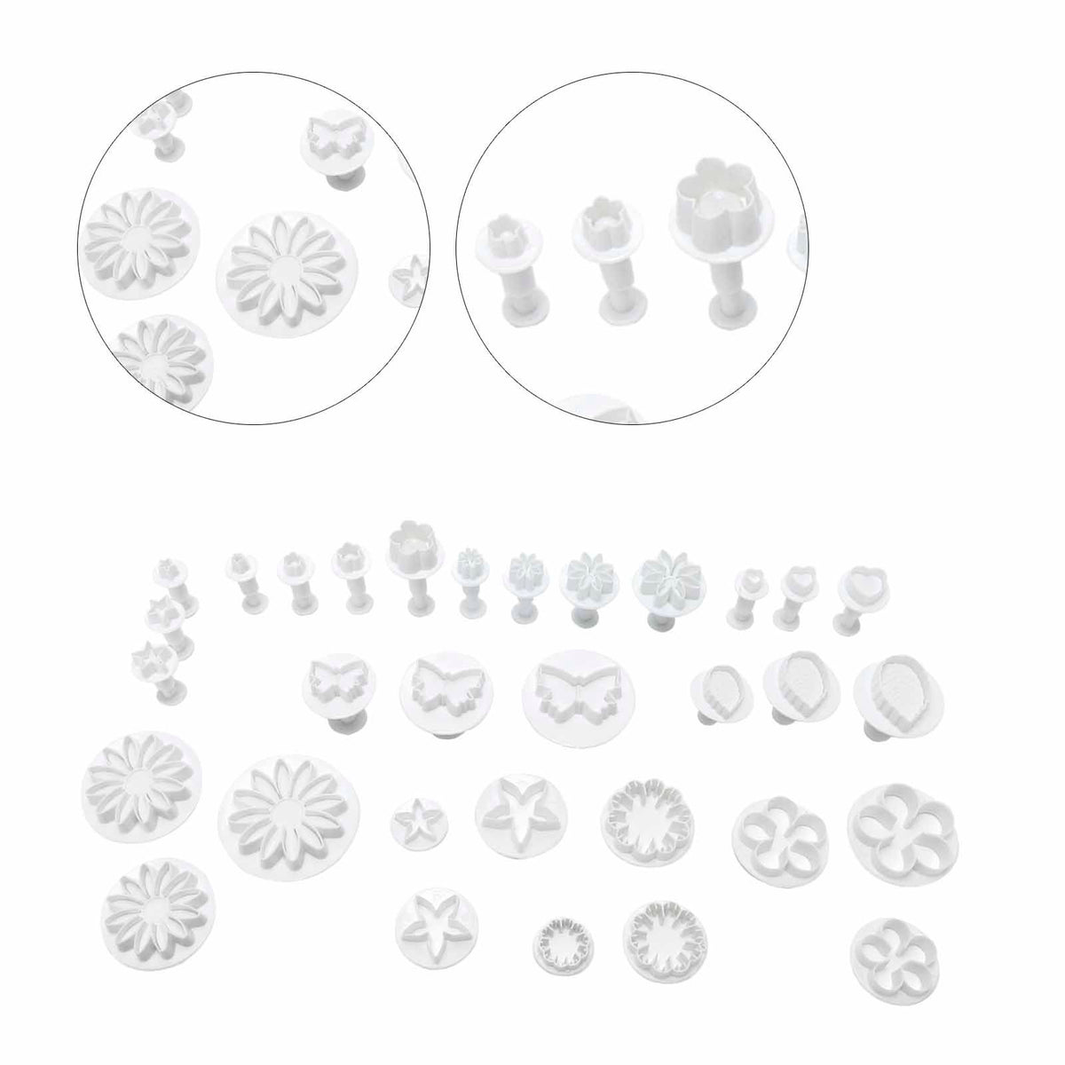 33Pcs/Set Fondant Cake Baking Tool DIY Biscuits Cookies Mold Cooking Tool Kitchen Utensils