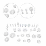 33Pcs/Set Fondant Cake Baking Tool DIY Biscuits Cookies Mold Cooking Tool Kitchen Utensils - 45-Degree Angle