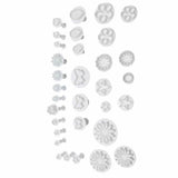 33Pcs/Set Fondant Cake Baking Tool DIY Biscuits Cookies Mold Cooking Tool Kitchen Utensils - Close-Up Angle