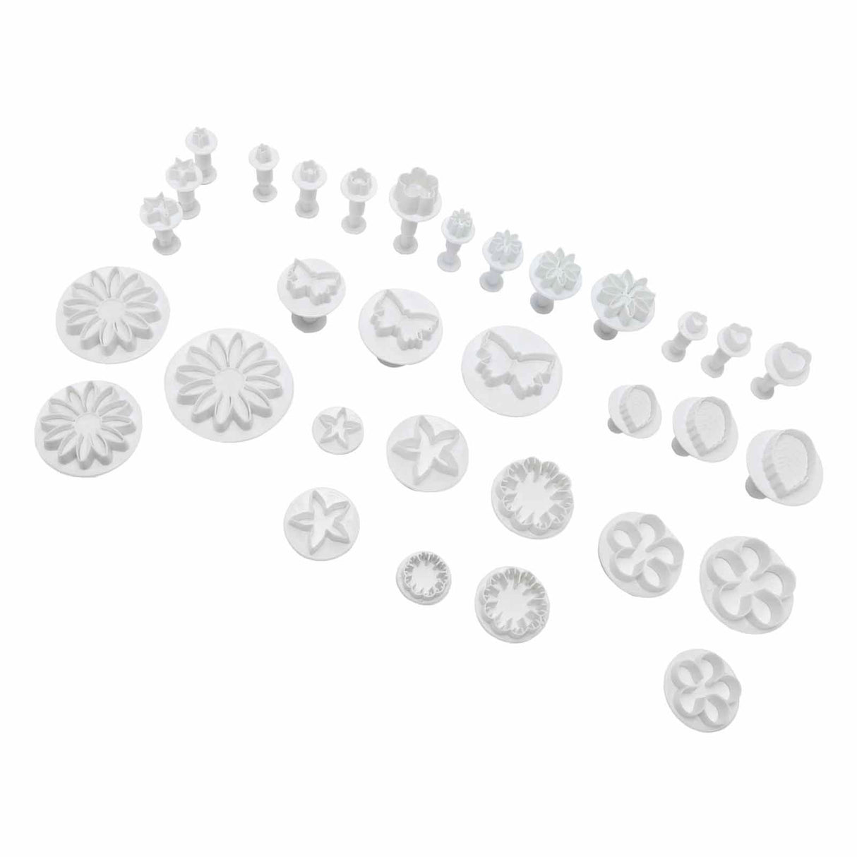 33Pcs/Set Fondant Cake Baking Tool DIY Biscuits Cookies Mold Cooking Tool Kitchen Utensils