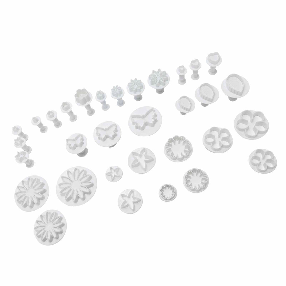 33Pcs/Set Fondant Cake Baking Tool DIY Biscuits Cookies Mold Cooking Tool Kitchen Utensils