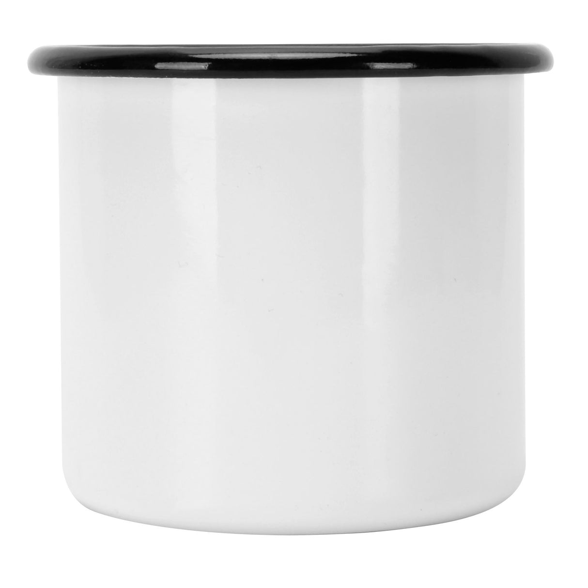 8cm 350ml Enamel Cup Environmentally Friendly Thickened Water Cup for Coffee Wine Water SuppliesWhite