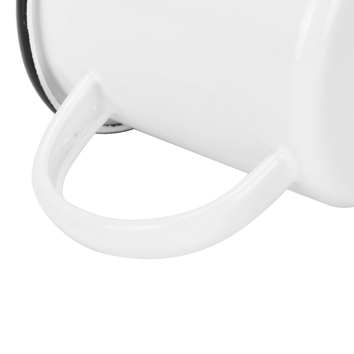 8cm 350ml Enamel Cup Environmentally Friendly Thickened Water Cup for Coffee Wine Water SuppliesWhite