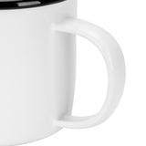 8cm 350ml Enamel Cup Environmentally Friendly Thickened Water Cup for Coffee Wine Water SuppliesWhite