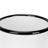8cm 350ml Enamel Cup Environmentally Friendly Thickened Water Cup for Coffee Wine Water SuppliesWhite