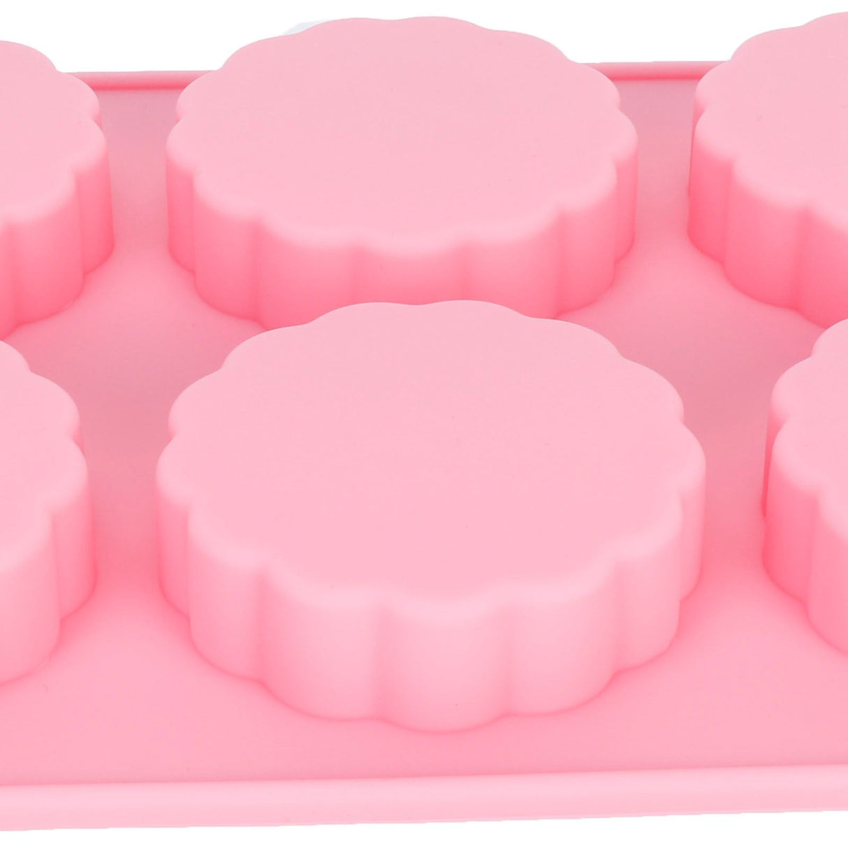 6Grid Mooncake Silicone Mold DIY Baking HandMade Soap Mold for Dessert Kitchen Tool