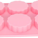 6Grid Mooncake Silicone Mold DIY Baking HandMade Soap Mold for Dessert Kitchen Tool