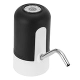 Water Bottle Pump USB Charging Electric Drinking Water Dispenser Kit for Home OfficeBlack - 45-Degree Angle