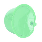 Coffee Capsule Set Stainless Steel Coffee Filter Cup for DOLCE GUSTO Coffee Machine(Green 3 Capsules1 Spoon 1 Brush)