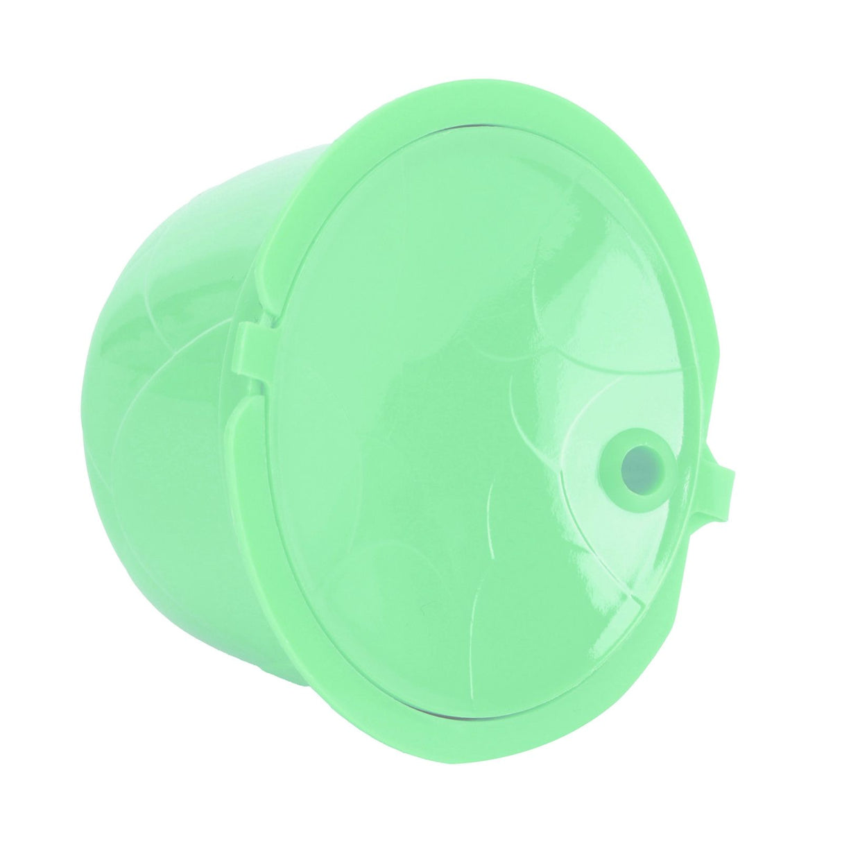 Coffee Capsule Set Stainless Steel Coffee Filter Cup for DOLCE GUSTO Coffee Machine(Green 10 Capsules1 Spoon 1 Brush)