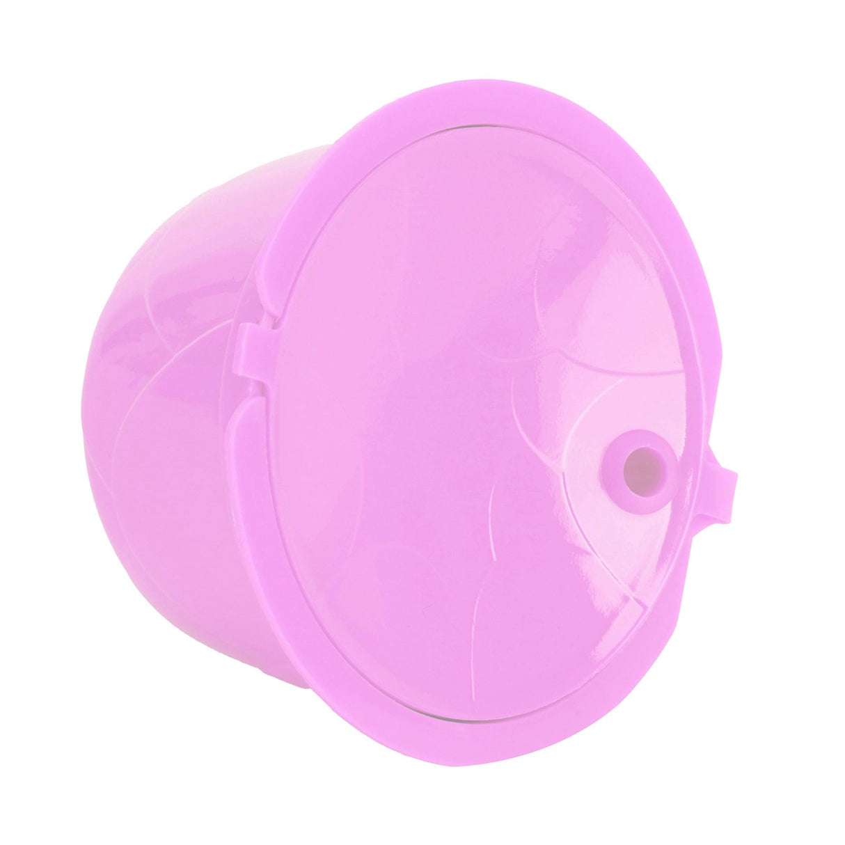 Reusable Capsules Set Refillable Coffee Filter Cup Pod for DOLCE GUSTO Coffee Machine(Purple 10 Capsules1 Spoon 1 Brush)