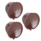 Coffee Capsules Reusable Refillable Coffee Cup Filter Kit Fit for DOLCE GUSTO Machine(Coffee 3 Capsules1 Spoon 1 Brush) - Extra Image