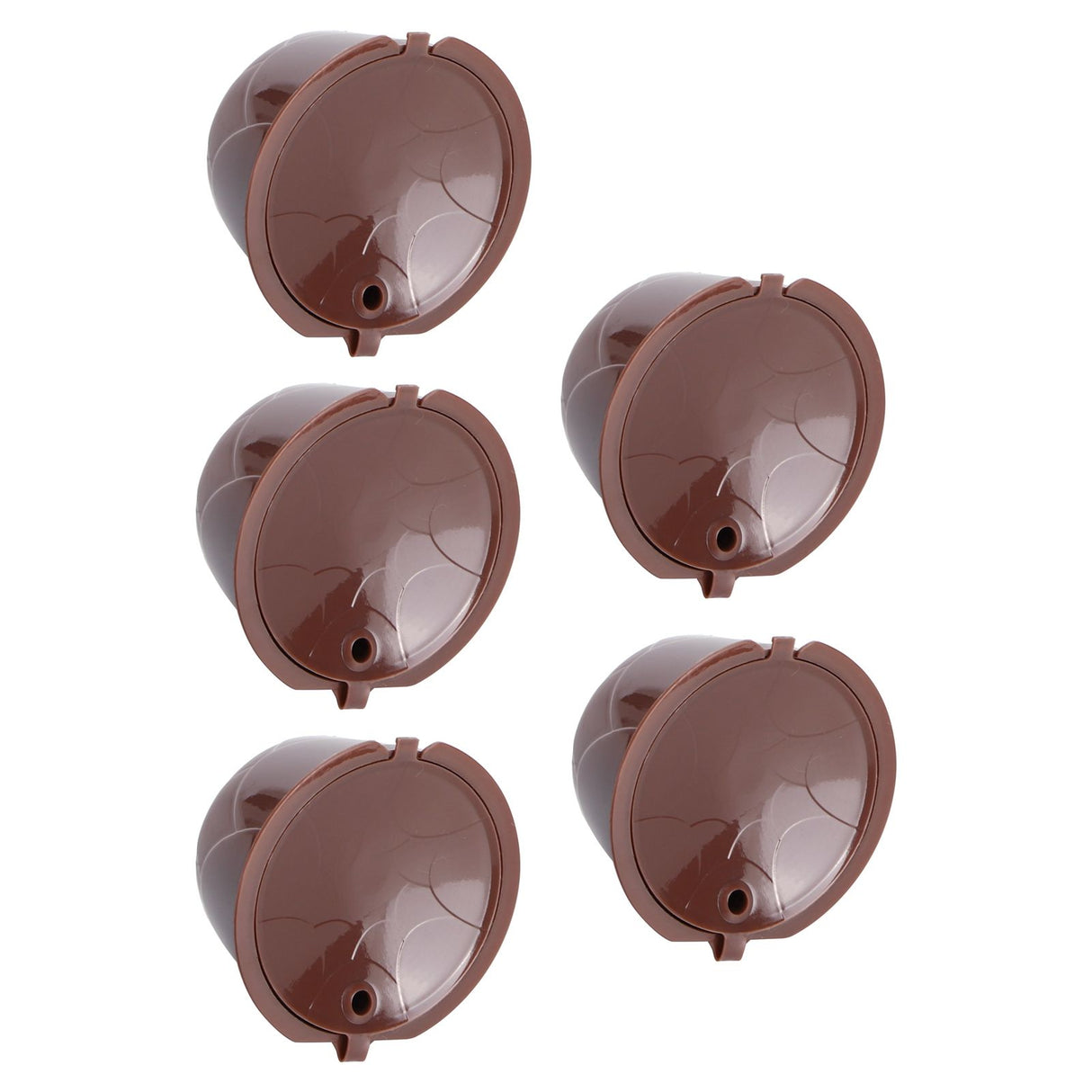Coffee Capsules Reusable Refillable Coffee Cup Filter Kit Fit for DOLCE GUSTO Machine(Coffee 10 Capsules1 Spoon 1 Brush)