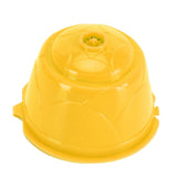 Coffee Machine Capsule Kit Reusable Coffee Filter Cup Accessories Fit for DOLCE GUSTO(Yellow 3 Capsules1 Spoon 1 Brush) - Extra Image