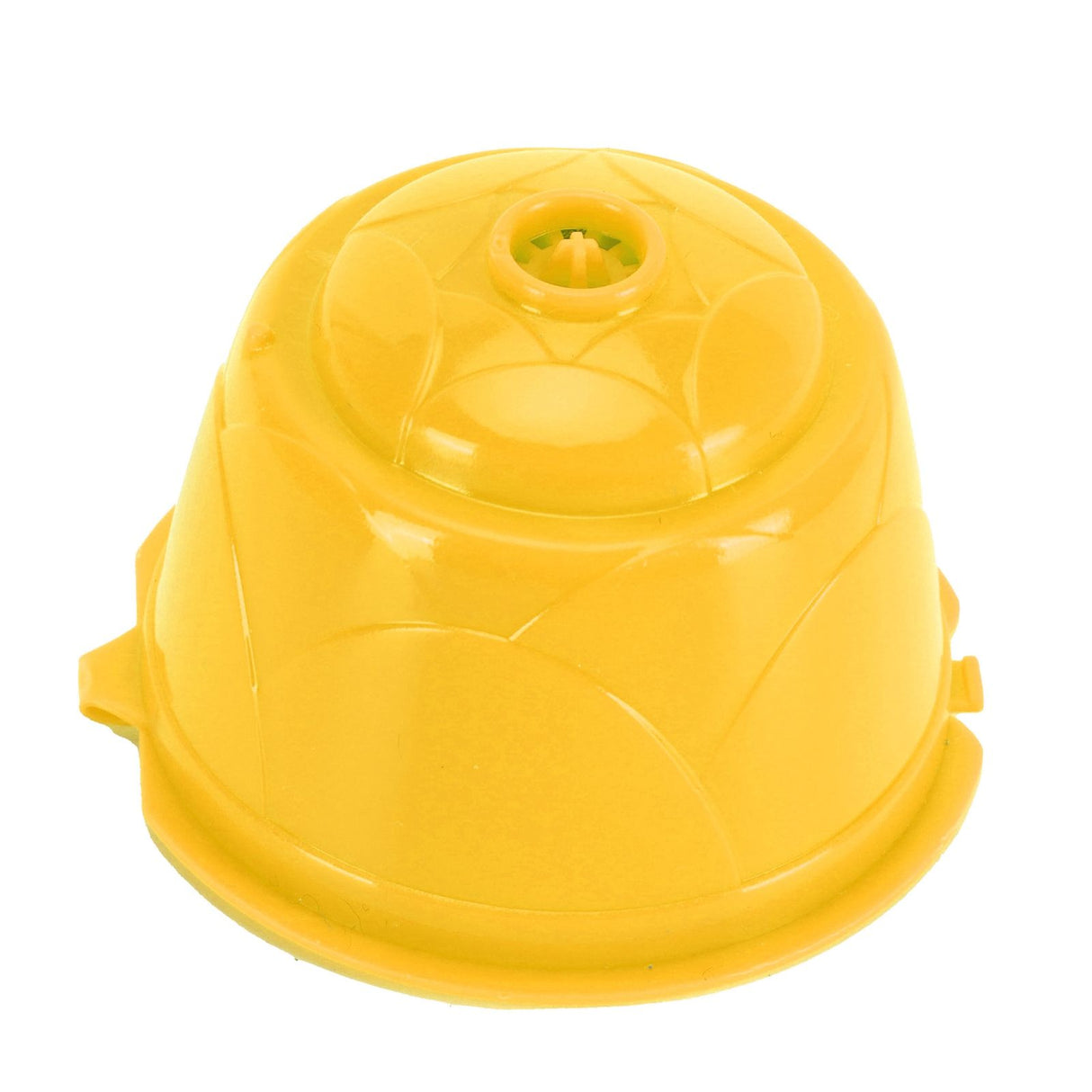 Coffee Machine Capsule Kit Reusable Coffee Filter Cup Accessories Fit for DOLCE GUSTO(Yellow 5 Capsules1 Spoon 1 Brush)