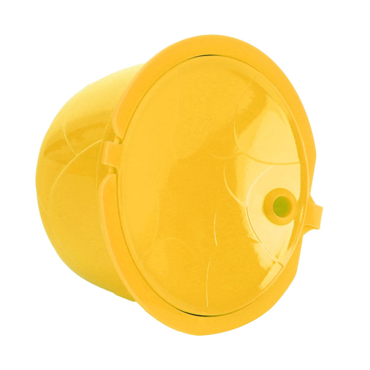 Coffee Machine Capsule Kit Reusable Coffee Filter Cup Accessories Fit for DOLCE GUSTO(Yellow 5 Capsules1 Spoon 1 Brush)