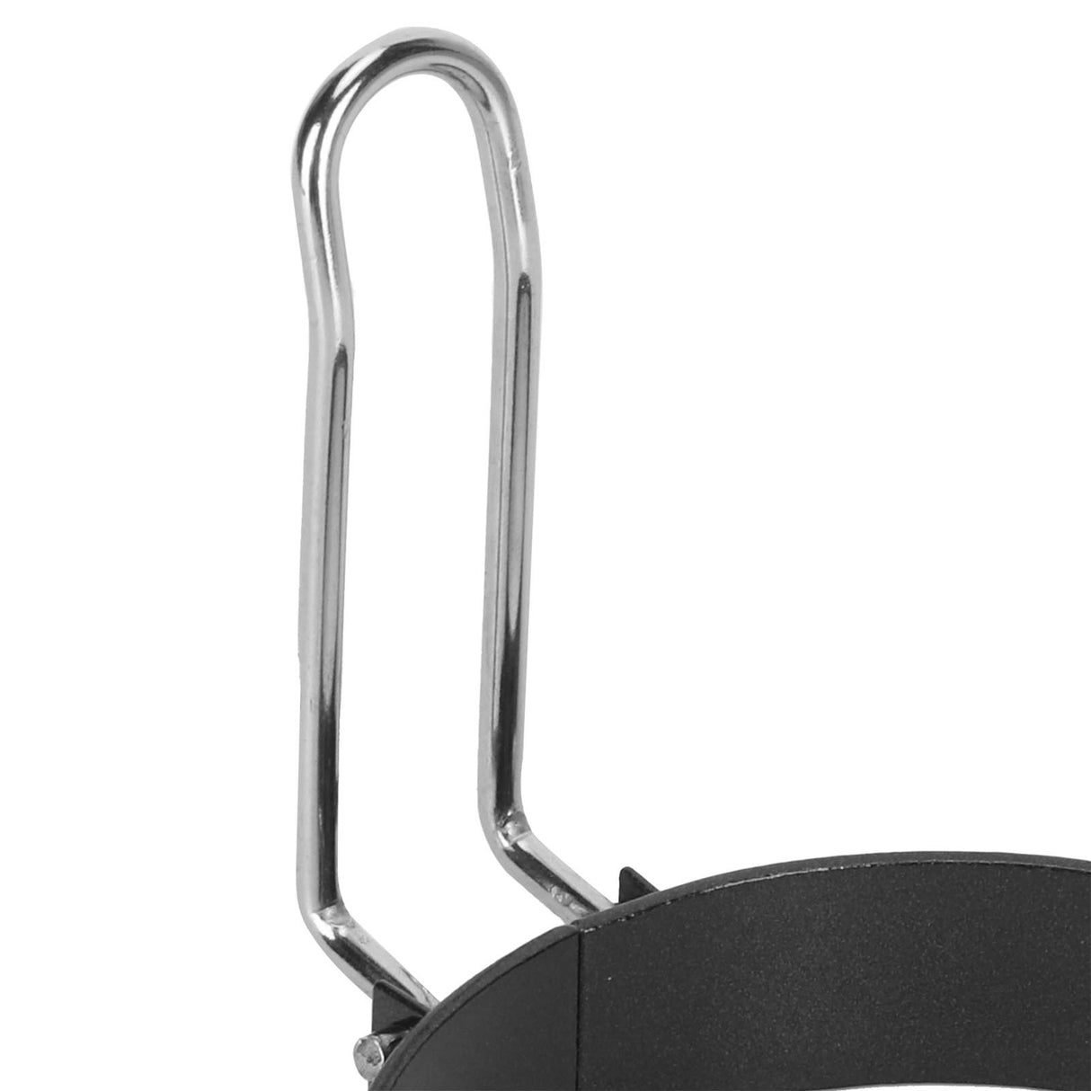 Stainless Steel Egg Frying Mold Round NonStick with Handle Egg Ring Mould for Kitchen