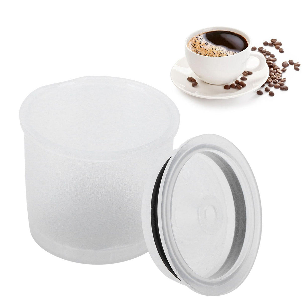 Reusable Coffee Filter Capsule Coffee Maker Parts Fit for illy Coffee Machine Transparent