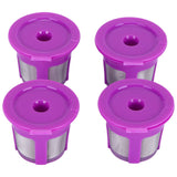 Coffee Capsule Brush Spoon Set Reusable Coffee Making Filter Cup for KEURIG 2.0 1.06Pcs - 45-Degree Angle