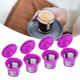 Coffee Capsule Brush Spoon Set Reusable Coffee Making Filter Cup for KEURIG 2.0 1.06Pcs
