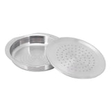 Coffee Capsule Reusable Refillable Coffee Filter Cup with Spoon Brush Fit for Senseo HD7801 - Side View