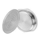 Coffee Capsule Reusable Refillable Coffee Filter Cup with Spoon Brush Fit for Senseo HD7801 - Rear View
