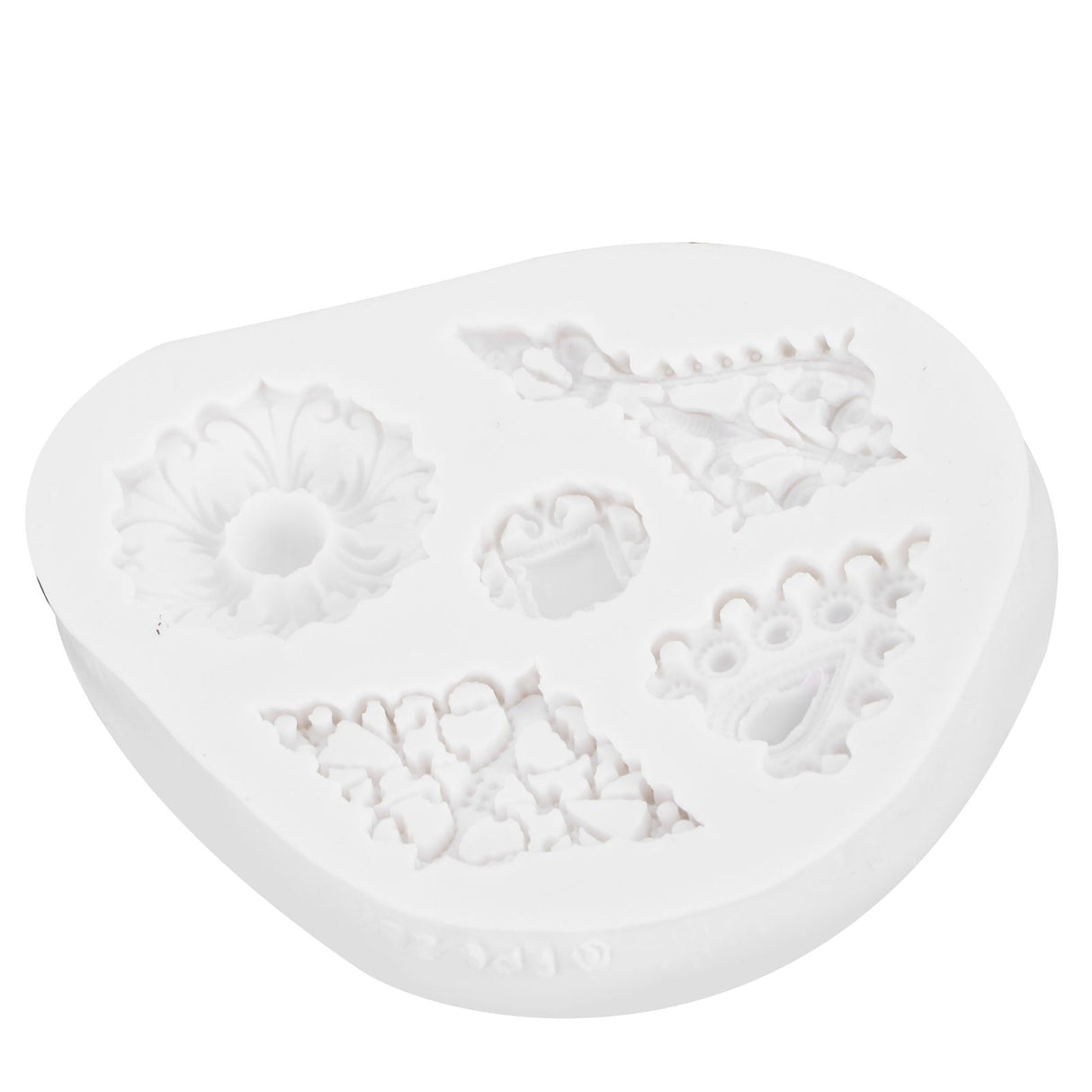 Retro Diamonds Pattern Fondant Mold Silicone Mold DIY Baking Cake Decorating Tool50‑611‑B Gray