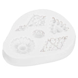Retro Diamonds Pattern Fondant Mold Silicone Mold DIY Baking Cake Decorating Tool50‑611‑B Gray