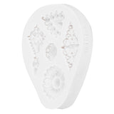 Retro Diamonds Pattern Fondant Mold Silicone Mold DIY Baking Cake Decorating Tool50‑611‑B Gray - Extra Image