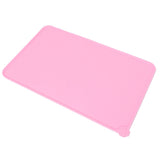 Pet Food Pad Silicone Waterproof Non Slip Bowl Drinking Feeding Mat Placemat for Dog Cat(Red )