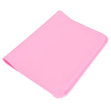 Pet Food Pad Silicone Waterproof Non Slip Bowl Drinking Feeding Mat Placemat for Dog Cat(Red )