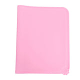 Pet Food Pad Silicone Waterproof Non Slip Bowl Drinking Feeding Mat Placemat for Dog Cat(Red )
