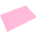 Pet Food Pad Silicone Waterproof Non Slip Bowl Drinking Feeding Mat Placemat for Dog Cat(Red ) - Extra Image