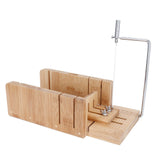 Practical Adjustable Bamboo Soap Cutter Bread Cutter Mold DIY Soap Cutting Tool - Side View