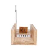 Practical Adjustable Bamboo Soap Cutter Bread Cutter Mold DIY Soap Cutting Tool - 45-Degree Angle