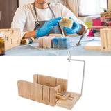 Practical Adjustable Bamboo Soap Cutter Bread Cutter Mold DIY Soap Cutting Tool - Extra Image