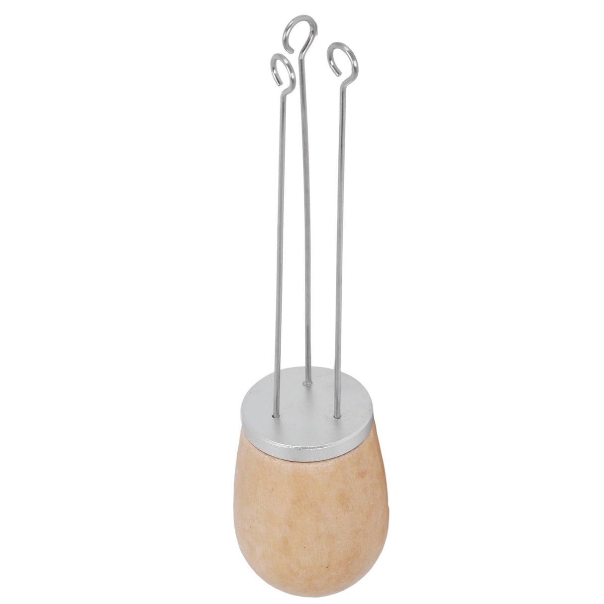 Needle Type Coffee Wooden Powder Dispenser Coffee Stirrer with Handle for Stiring CoffeeSilver