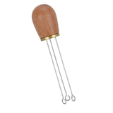 Needle Type Coffee Wooden Powder Dispenser Coffee Stirrer with Handle for Stiring CoffeeGolden